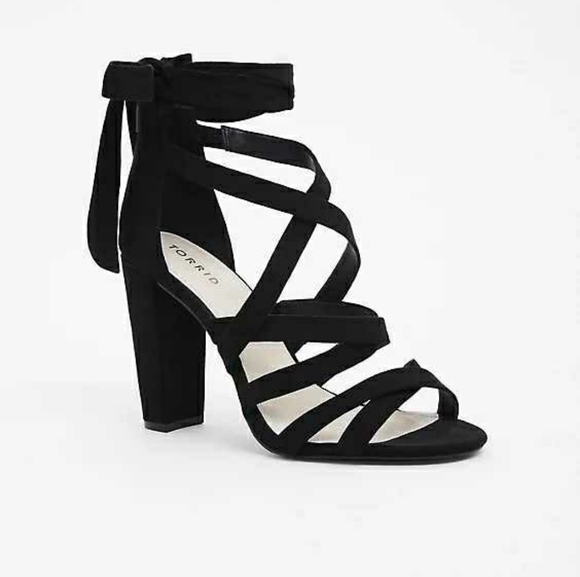 NWT Torrid Strappy Lace Up Heel - Picture 1 of 10
